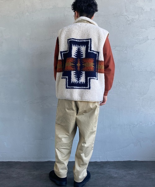 PENDLETON（ペンドルトン） ベスト ネイティブ柄 スタンドカラー