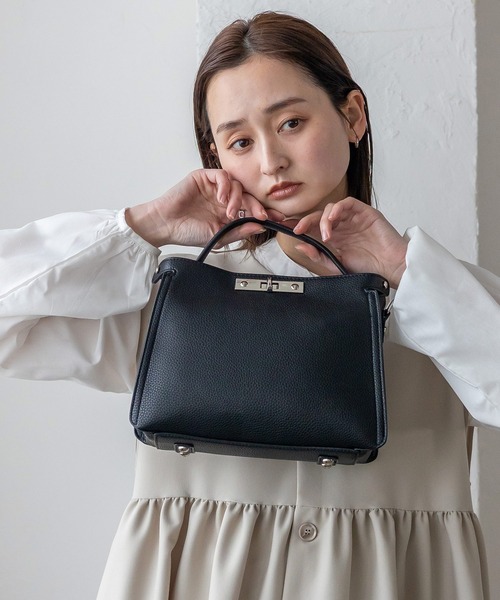 mina perhonen（ミナペルホネン） tambourine ハンドバッグ - グリーン