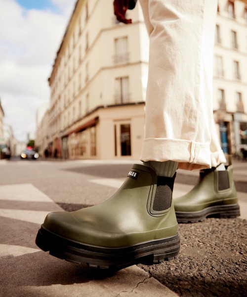 AIGLE（エーグル） 長靴 レインブーツ 厚底 防水 ソフトレイン2 ラバー