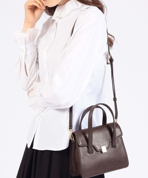 agnes b.（アニエスベー） ショルダーバッグ バッグ レザー2way