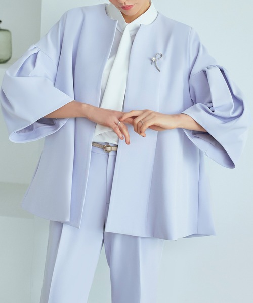 RUIRUE BOUTIQUE（ルイルエブティック） セットアップ ノーカラー