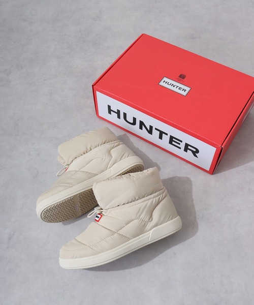 HUNTER（ハンター） ブーツ レディース イン/アウト パファー ブーティ