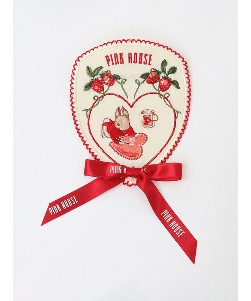 PINK HOUSE（ピンクハウス） ブローチ Rambling Hearts刺繍ワッペン