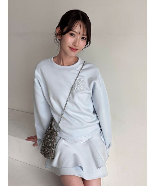 SNIDEL（スナイデル） トレーナー スウェット ボンディングロゴ