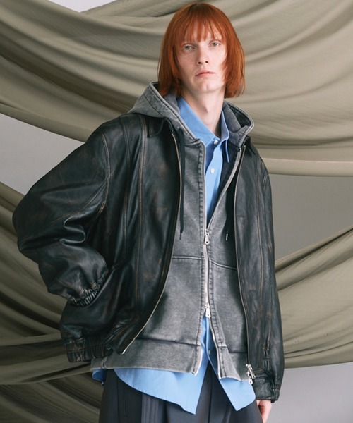 MAISON SPECIAL（メゾンスペシャル） 革ジャン ライダース メンズ