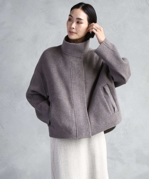 MICHEL KLEIN（ミッシェルクラン） コート アウター スタンドカラー