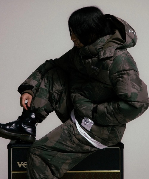 RVCA（ルーカ） ブルゾン アウター メンズ RVCA×AZUL PUFFER JKT