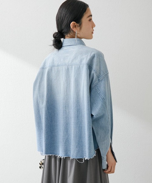 Whim Gazette（ウィム ガゼット） ブラウス シャツ デニムシャツ