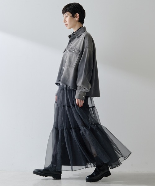 Whim Gazette（ウィム ガゼット） ブラウス シャツ デニムシャツ