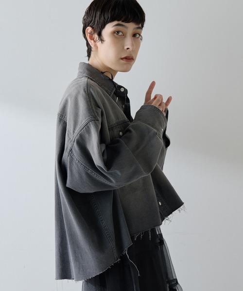 Whim Gazette（ウィム ガゼット） ブラウス シャツ デニムシャツ