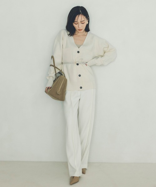 anuans（アニュアンス） ベルト プレーンナローベルト レディース