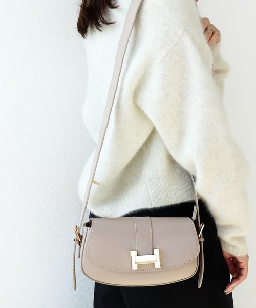 AULENTTI（オウレンティ） ショルダーバッグ バッグ Hロゴ ショルダー