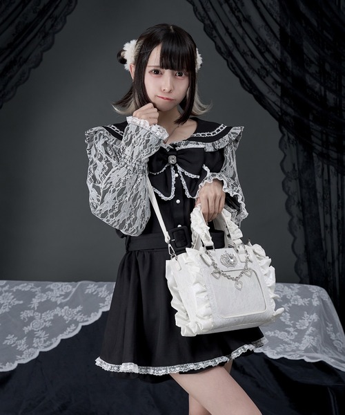 Pal elfy ショルダーバッグ バッグ オーロラレースミニ姫痛バ/地雷系