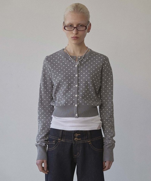 SCULPTOR（スカルプター） カーディガン Polka Dot Cardigan
