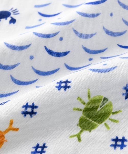 MIKI HOUSE（ミキハウス） 浴衣 パッチワーク柄 プッチー甚平スーツ