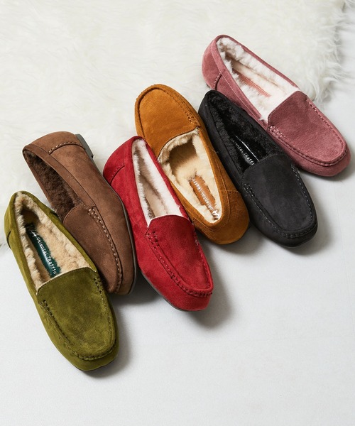 WA ORiental TRaffic デッキシューズ モカシン ＼ ふわふわ あったか