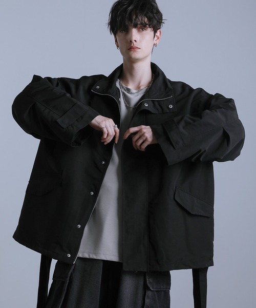 LILL（リル） モッズコート コート ルーズシルエット3wayサイドコード