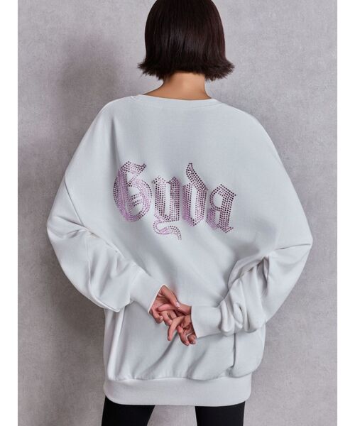 GYDA（ジェイダ） トレーナー スウェット GG BACK bijou プルオーバー