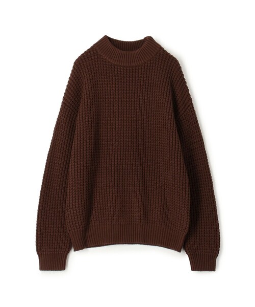 CABaN（キャバン） セーター ニット コットンカシミヤワッフル モック