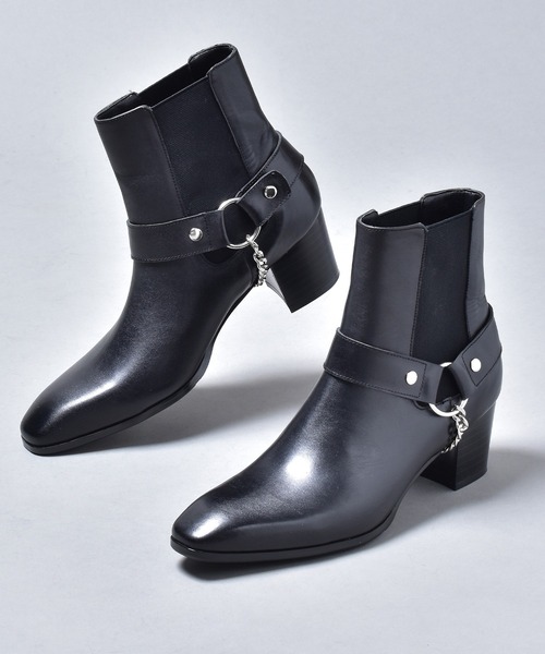 endevice（エンデヴァイス） ブーツ サイドゴア レザー リングブーツ