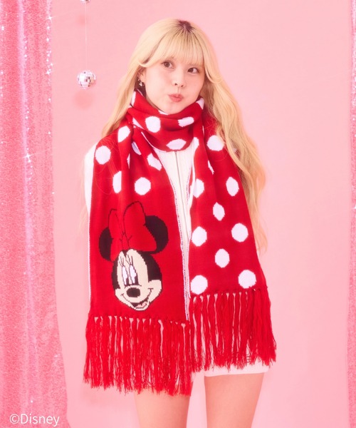 Disney（ディズニー） マフラー ストール ミッキーマウス＆ミニー