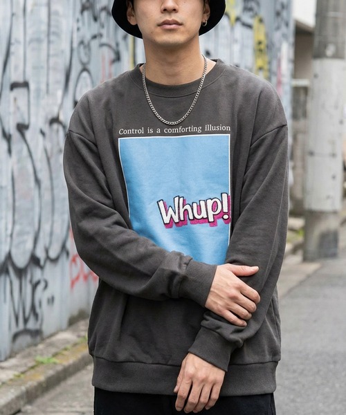 トレーナー スウェット 「83」カレッジロゴ サガラ刺繍 裏毛