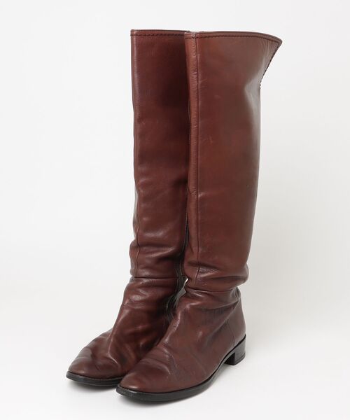 ODETTE E ODILE（オデット エ オディール） ロングブーツ 38 ブラウン