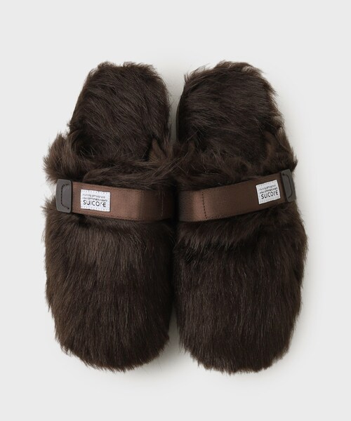 UNTITLED（アンタイトル） サンダル 「SUICOKE」ZAVO フェイクファー