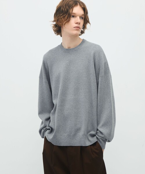 CABaN（キャバン） セーター ニット コットンカシミヤ クルーネック