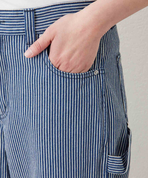 GALLARDAGALANTE（ガリャルダガランテ） パンツ ルーズヒッコリー