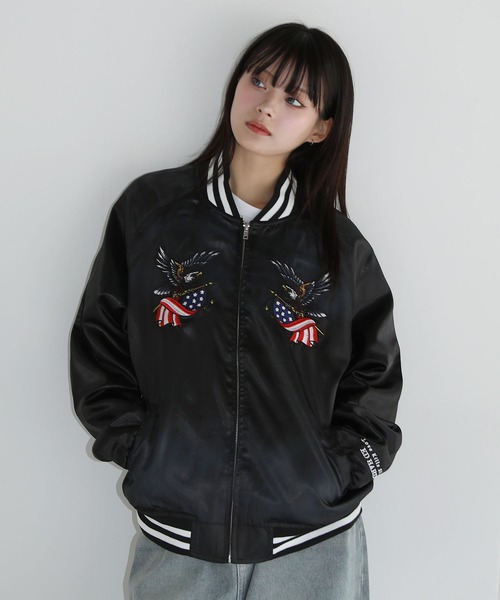 Ed Hardy（エド・ハーディー） スカジャン ヴィンテージライクマルチ