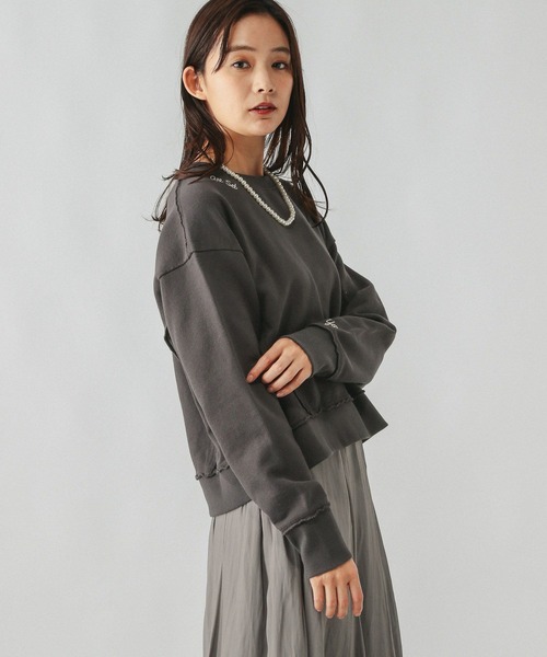 GLOBAL WORK（グローバルワーク） トレーナー スウェット 裏毛レタード