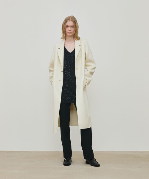 DES PRES（デプレ） コート チェスターコート ダブルフェイスメルトン