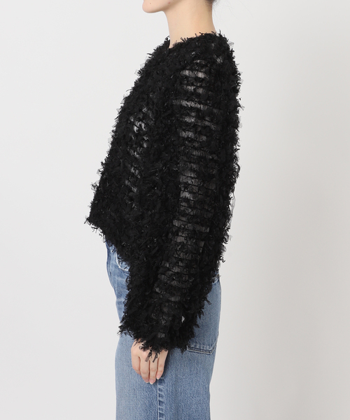 IENA（イエナ） カーディガン 「追加」チュールテープ カーディガン