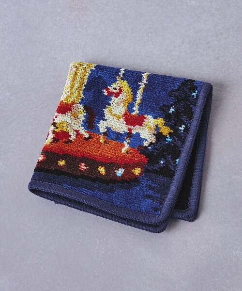 feiler（フェイラー） ハンカチ 「別注」「FEILER」CAROUSEL ハンカチ