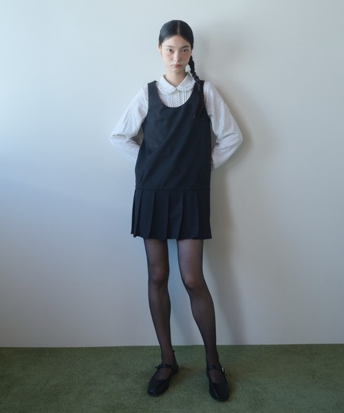 FEKETE（フェケテ） ワンピース low waist mini pleats dress / ロー