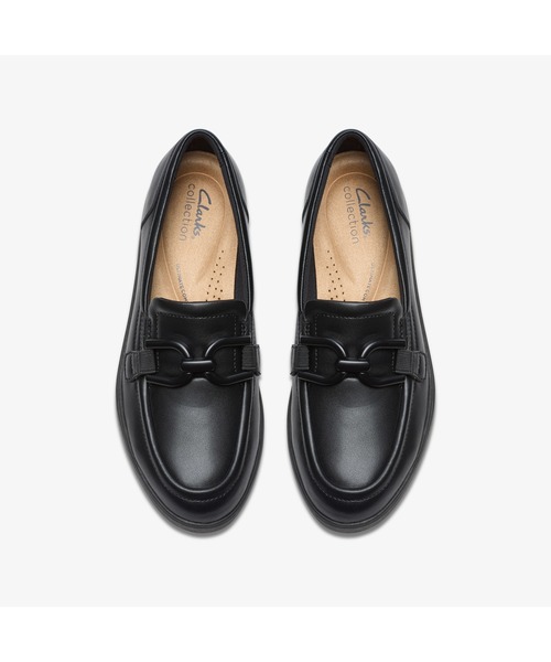 Clarks（クラークス） ローファー Zylah Top / ザイラトップ（ブラック