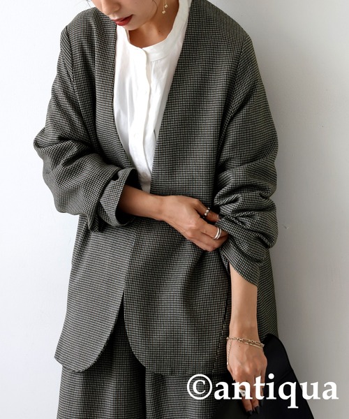 antiqua（アンティカ） ジャケット ノーカラージャケット ガンクラブ