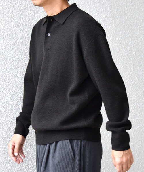 SHIPS any セーター ニット any:「手洗い可能」ハイゲージ ミラノリブ