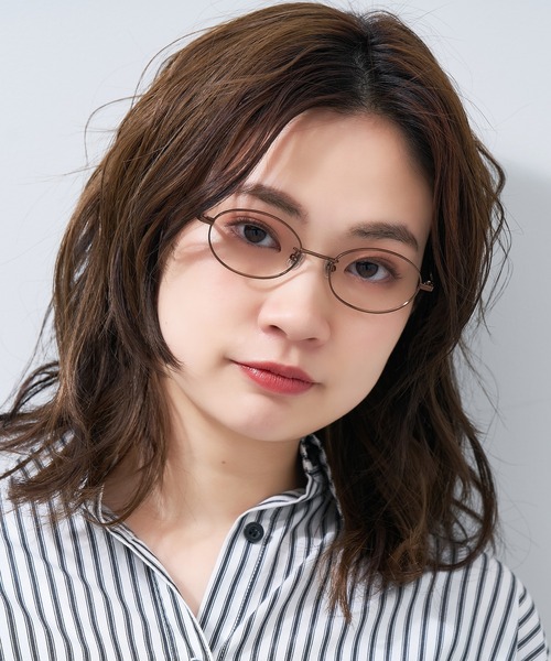 Zoff（ゾフ） 伊達メガネ メガネ 眼鏡 オーバル型 メガネ｜メタル