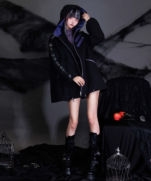 NIBBLE POISON（ニブルポイズン） モッズコート コート ベルトデザイン