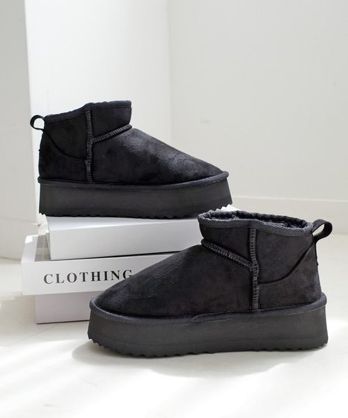 AmiAmi（アミアミ） ブーツ 「2025AW再販！」厚底ムートンブーツ/軽量