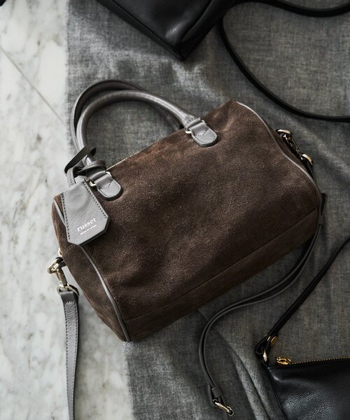 russet（ラシット） ボストンバッグ スエード2WAYミニボストンバッグ
