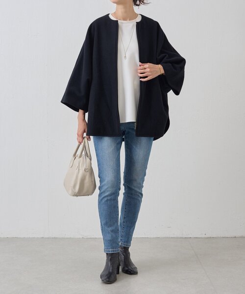 BEARDSLEY（ビアズリー） コート アウター ウールポンチョコート