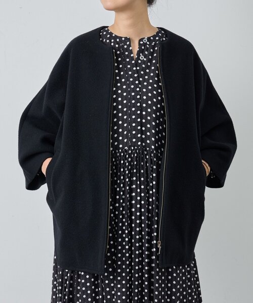 BEARDSLEY（ビアズリー） コート アウター ウールポンチョコート