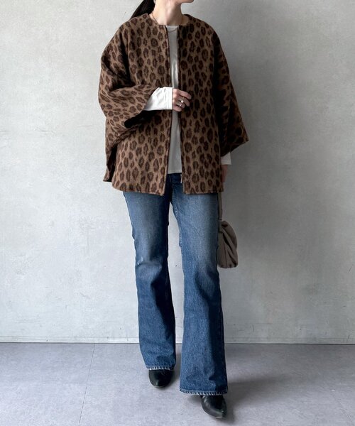 BEARDSLEY（ビアズリー） コート アウター ウールポンチョコート