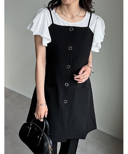 Re:EDIT（リエディ） キャミソール 「神山まりあさん着用」フロント