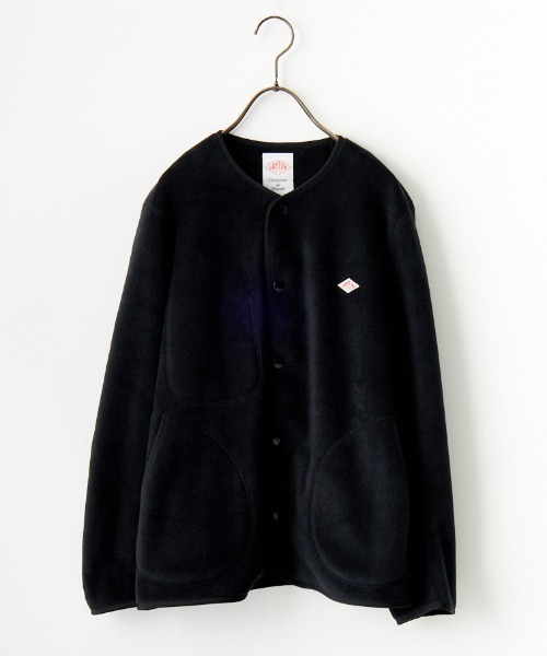 Danton（ダントン） ノーカラージャケット 34 ダークグレー レディース