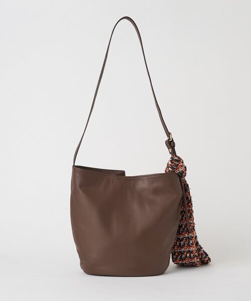 russet（ラシット） ショルダーバッグ バッグ ツイードスカーフ付き