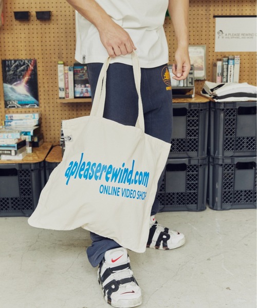 A PLEASE REWIND CO. トートバッグ APRコットンウォッシュトートバッグ
